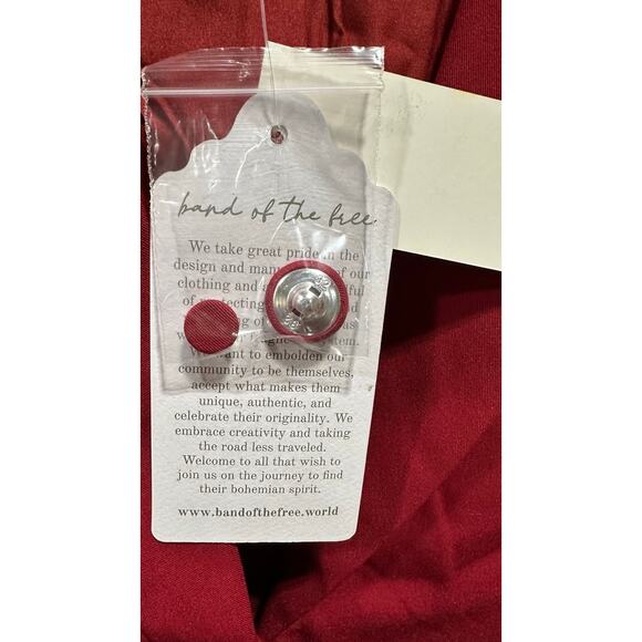 Band of the Free Women Red Blazer Jacket - Picture 3 of 4